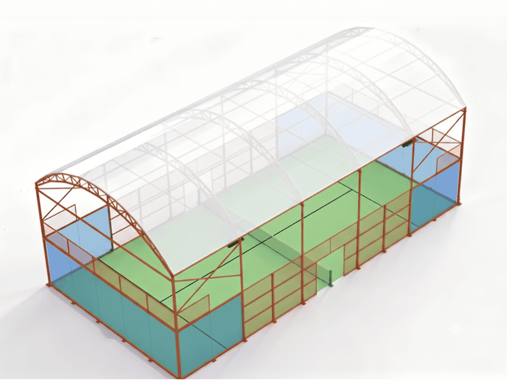 PADEL COURT WITH ROOF