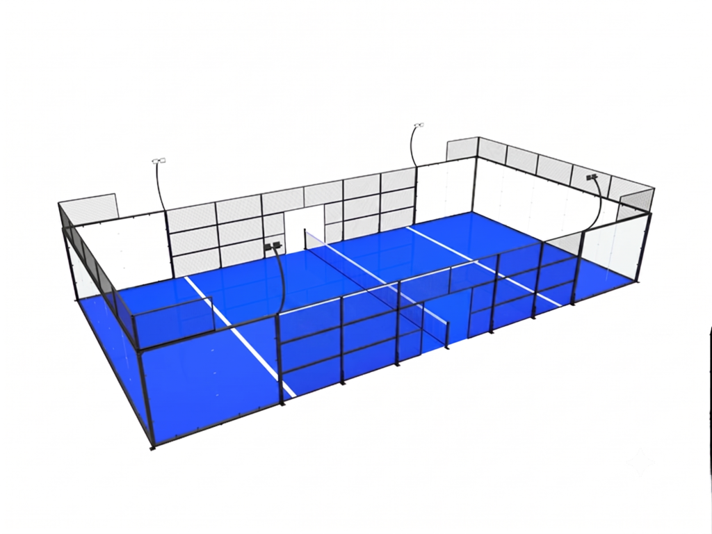 Premium Panoramic Padel Court (Standard 20x10m)