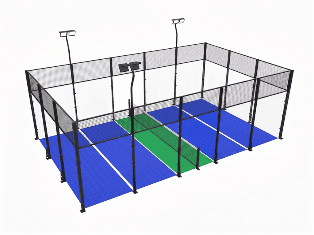 Standard Padel Court 20m x 10m